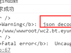 json_decode错误